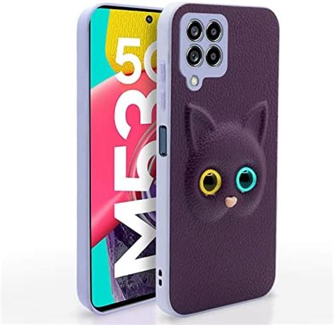 Pikkme Samsung Galaxy M34 5G / F34 5G Back Cover for Girls | Cute Cat ...