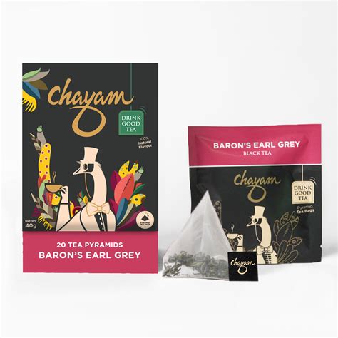Baron’s Earl Grey Tea Bags – Citrusy & Bold Black Tea | Chayam Tea