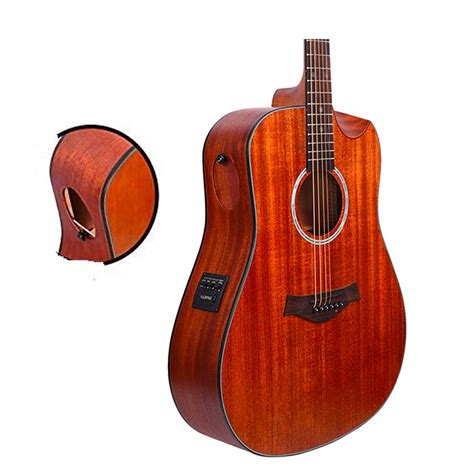 Kadence Slowhand Series Premium Demi Cut Semi Acoustic Guitar with ...