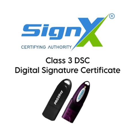 SignX digital signature certificate with 2 years validity for signing only