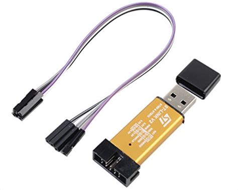 Buy Icstation Mini ST-Link V2 STM8 STM32 Debugger Flash Programmer ...