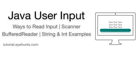 Image result for How to Take Input From User in Java Using Scanner