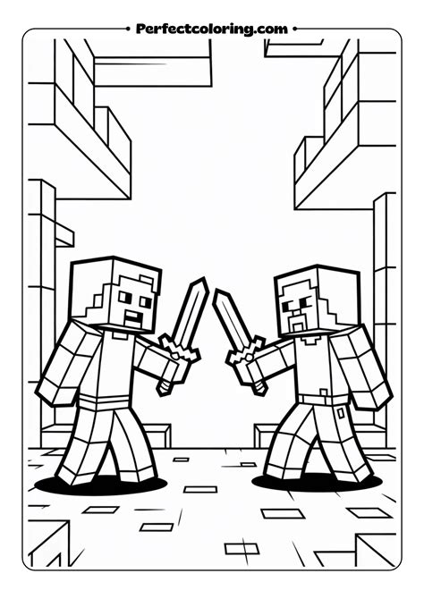 50+ Minecraft Steve Coloring Pages - Free Download