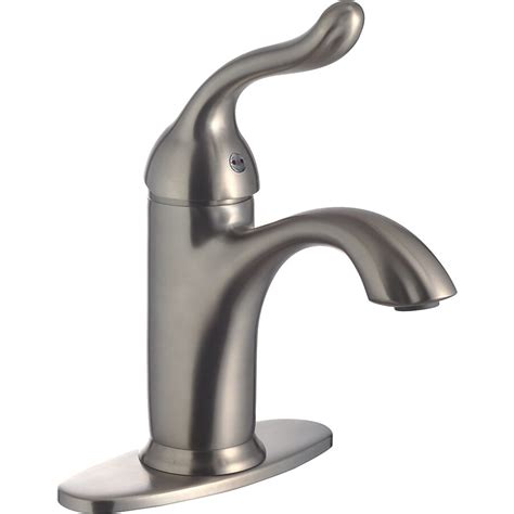 CMI Prestige Brushed Nickel Single Hole 1-Handle WaterSense Bathroom ...