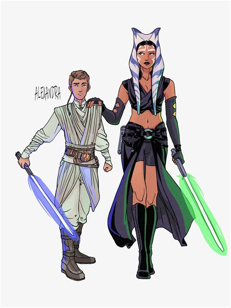 Ahsoka X Anakin Fanart at Ida Wheeler blog