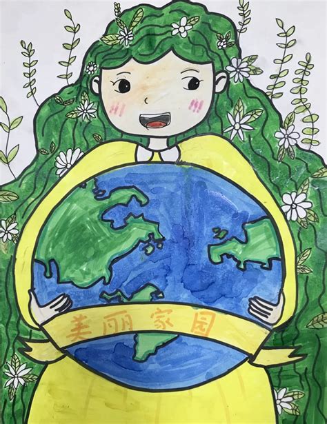 “画出绿色新风尚”垃圾分类主题绘画-苏州市平江实验学校分校