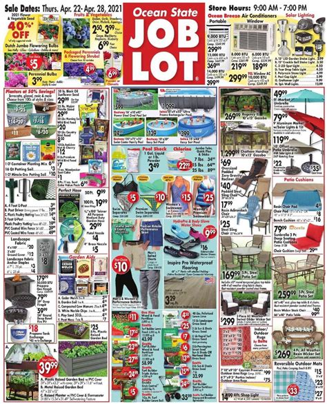 Ocean State Job Lot Weekly Ad Flyer April 22 to April 28