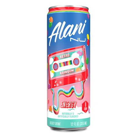 Alani Nu Energy Drink, Retro Rainbow (12 fl oz) Delivery or Pickup Near ...