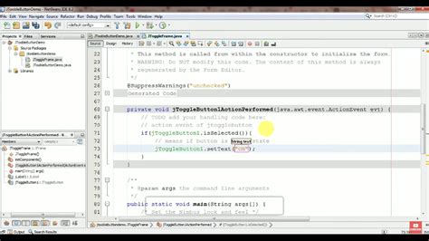 Image result for Java JToggleButton Example