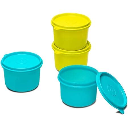 Buy Tupperware Multipurpose Liquid Tight Executive Lunch Bowl 450 Ml 4 ...