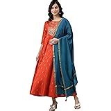 Buy Janasya Women's Pink Poly Silk Kurta With Palazzo and Dupatta at ...