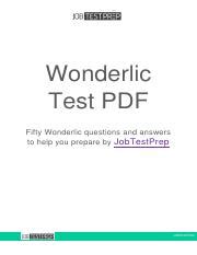 Image result for Wonderlic Sample Test