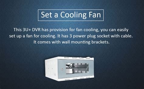 Buy Crotomak 3U+ CCTV DVR Rack/NVR/Server/Network Rack with 3 Power ...