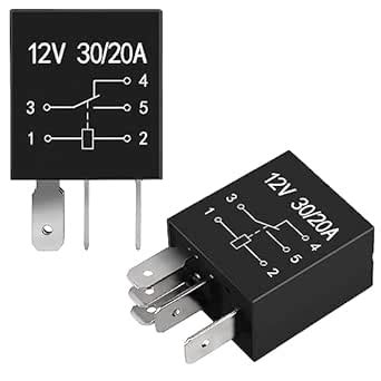 5 pin Automotive Relays(12V 30A)，High Power Trim Starter Relay for ...