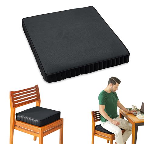 Highly Recommended Square Seat Cushion & Chair Pillow in Memory Foam ...