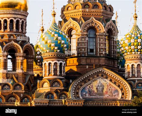 St. Petersburg, Russia: Church of the Savior on Spilled Blood Stock ...