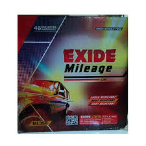 Exide Mileage ML35R Battery Price From Rs.4,000, Buy Exide Mileage ...