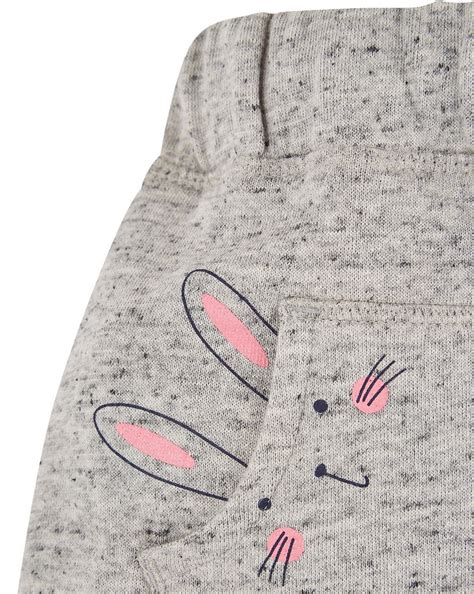 Buy Grey Bunny Joggers Online at Best Price | Mothercare India