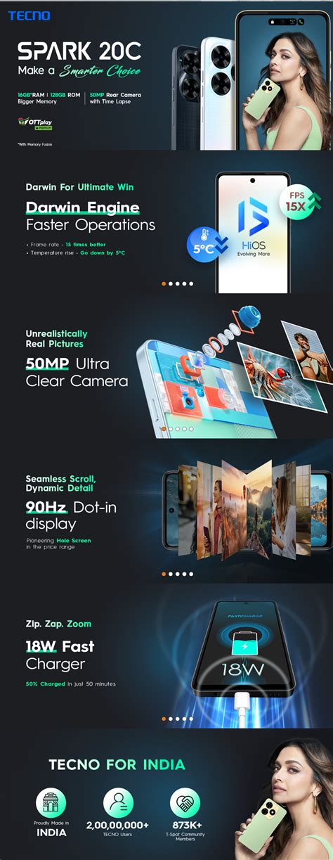 Buy TECNO SPARK 20C 128 GB, 8 GB RAM, Mobile Phone, Gravity Black at ...