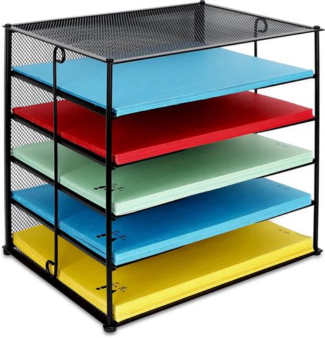 ProAid Desk Letter Tray Organizer with 5 Tier India | Ubuy