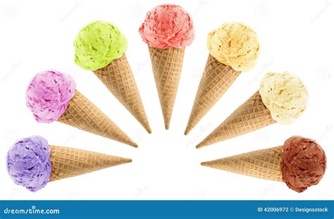 Ice Cream Cones Stock Photo - Image: 42006972