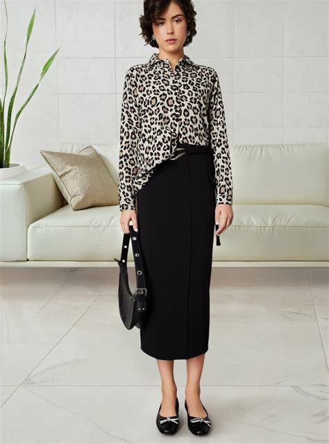 Buy Women Leopard Printed Shirt Online at just Rs. 1099.0 ...