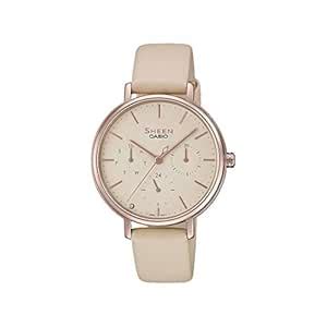 Casio Sheen Analog Pink Dial Women's Watch-SHE-4541CGL-4AUDF : Amazon ...