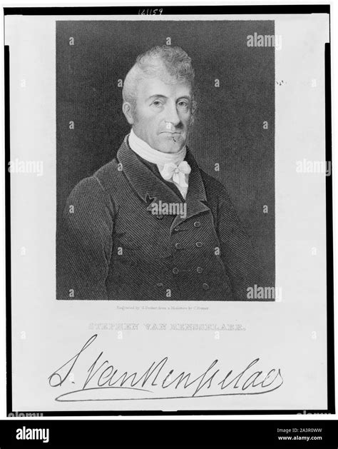 Stephen Van Rensselaer III Unrestored Stock Photo - Alamy