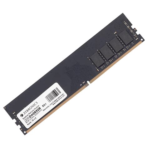Amazon.in: Buy Zebronics 8GB DDR4 RAM for PC, 3200MHz, 8bit ...