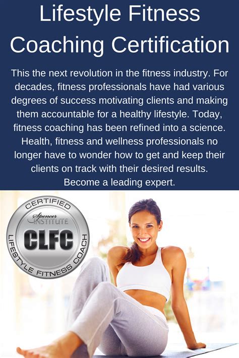 Lifestyle Fitness Coach Certification | Fitness coach, Wellness coach ...