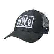 Buy Official WWE Authentic nWo New Era 9Forty Trucker Hat Black Online ...