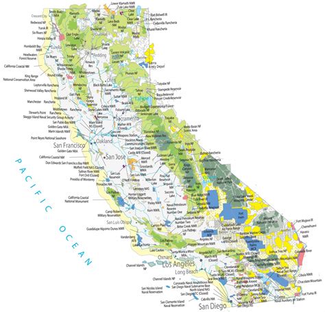 Map of California - Cities and Highways - GIS Geography