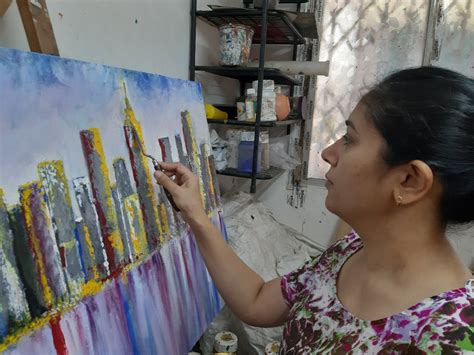 Studio Oil Painting Classes | I Am An Artist India