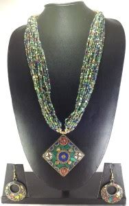 Shiv Kutumb Metal, Stone Multicolor Jewellery Set Price in India - Buy ...