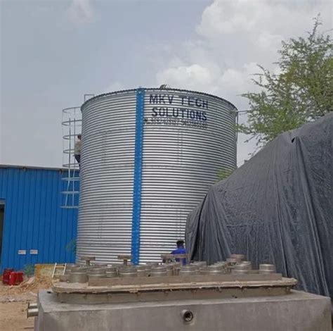 Industrial Water Storage Tank - Raw Water Zinc Aluminium Storage Tank ...
