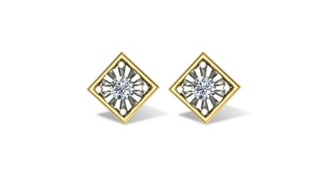 Brittany Diamond Studs Online Jewellery Shopping India | Dishis ...