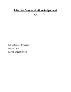 ENVM Final Report Template - DocHealth A report submitted by Shreyas ...