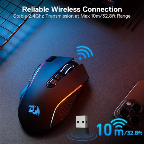 Buy Redragon K585 One-Handed Keyboard and M810 PRO Wireless Gaming ...