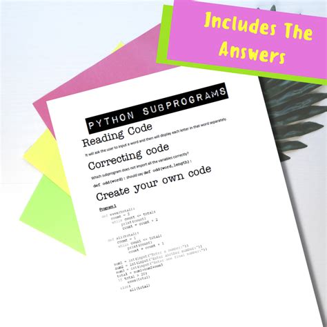 Image result for Sous-Programme Python