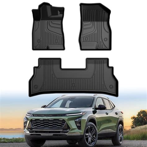 2024 Chevrolet/Chevy Trax Custom Fit TPE Floor Mats - Black, All ...