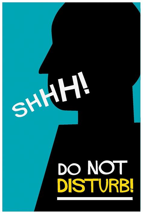 Inephos Do Not Disturb Poster Art | Funny Posters For Room (12 x 18 ...