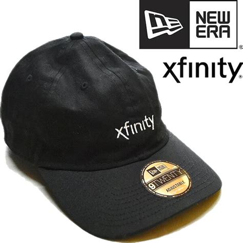 1点物 企業ロゴ黒ニューエラ帽子XFinityキャップ古着メンズレディースOKアメカジ90sストリート/スポーツ/ブランド/エクスフィニティ ...