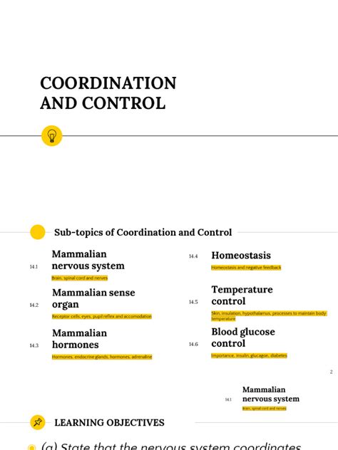 Image result for Control and Coordination Notes From PDF