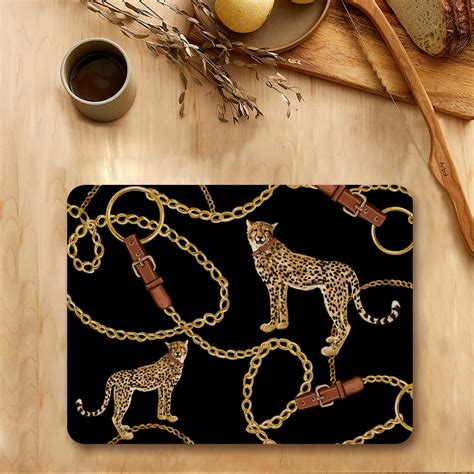 The Royal Leopard Table Mats | TM 060 (set of 2) – Shaakh