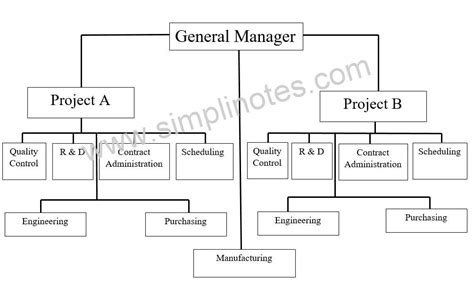 Image result for Project Management Organizational Structure for Design