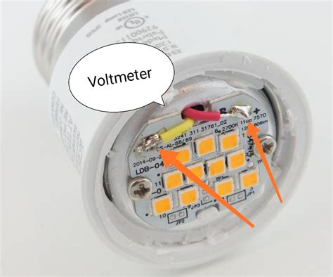 How to Check LED Light Bulb with Multimeter 的图像结果