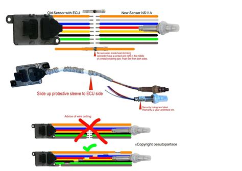 NGK NS11A 8-Wire Probe Pin Assignments for Engines: DAF, Cummins ...