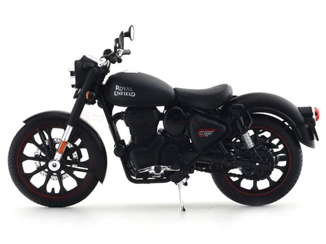 Keychain & Royal Enfield New Classic 350 Stealth Black 1:12 Maisto ...