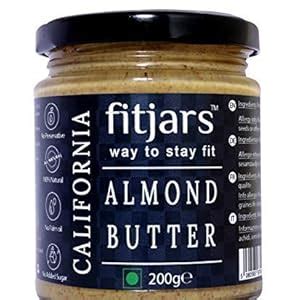 FITJARS Signature Almond Butter(Badam) 200 G : Amazon.in: Grocery ...