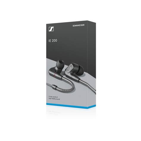 Buy the Sennheiser IE 200 Wired In-Ear Monitor Headphones - Black ...